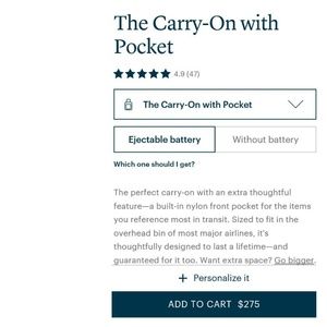 Away Carry-On w/Pocket